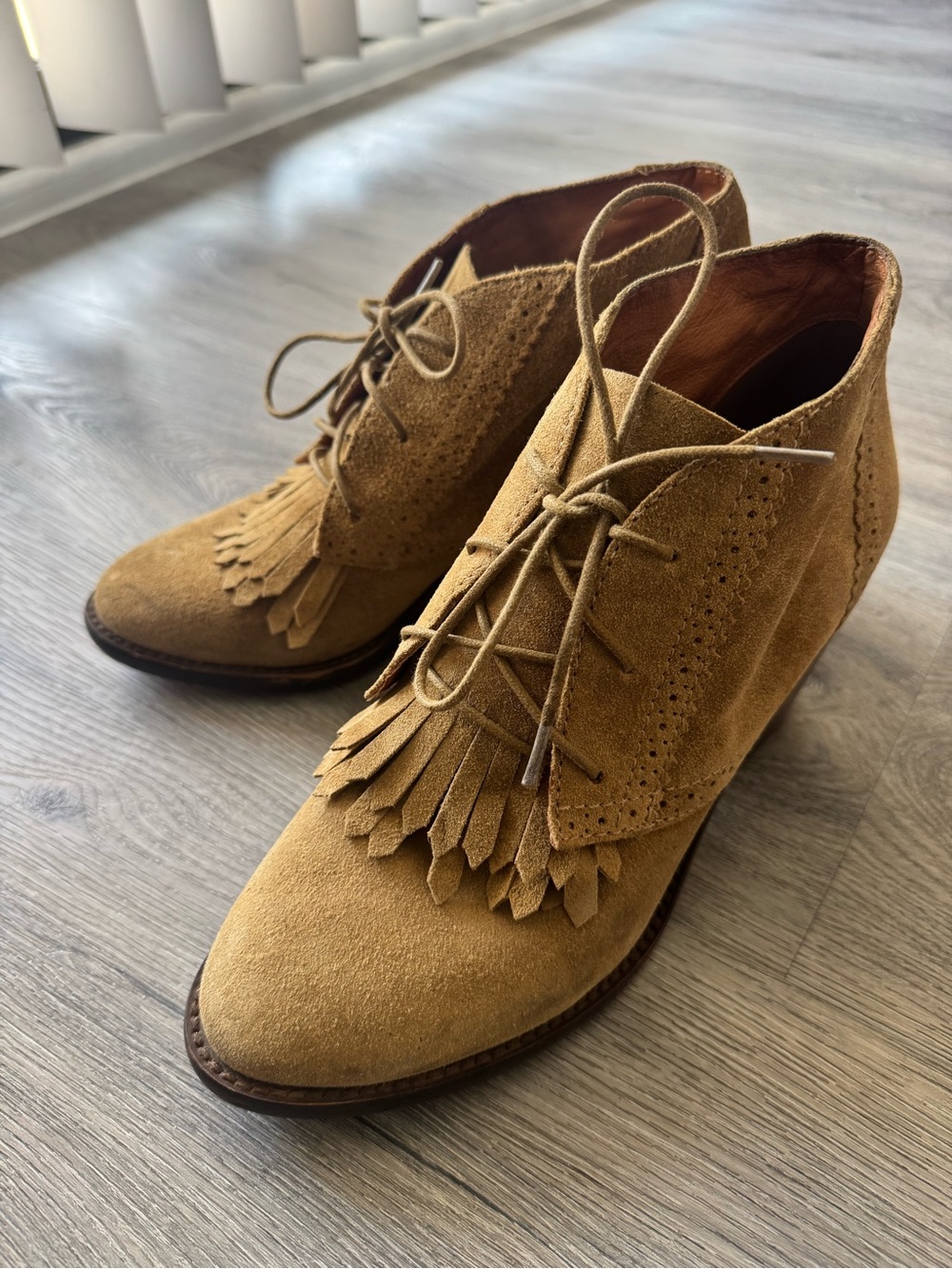 Madewell Suede Kilty Desert Bootie